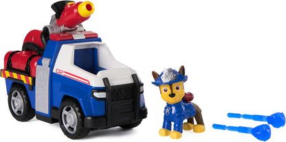 Paw Patrol Fire Rescue: Chase Rescue Fire Cruiser with Action Figure, Projectile Launcher, and Toy Truck, Kids Toys for Boys and Girls Ages 3 and Up