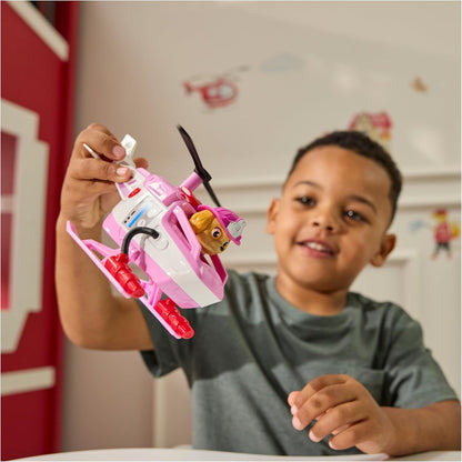 Paw Patrol Fire Rescue: Skye Rescue Fire Chopper with Action Figure, Kitty Friend and Toy Helicopter, Kids Toys for Boys and Girls Ages 3 and Up