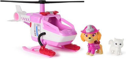 Paw Patrol Fire Rescue: Skye Rescue Fire Chopper with Action Figure, Kitty Friend and Toy Helicopter, Kids Toys for Boys and Girls Ages 3 and Up