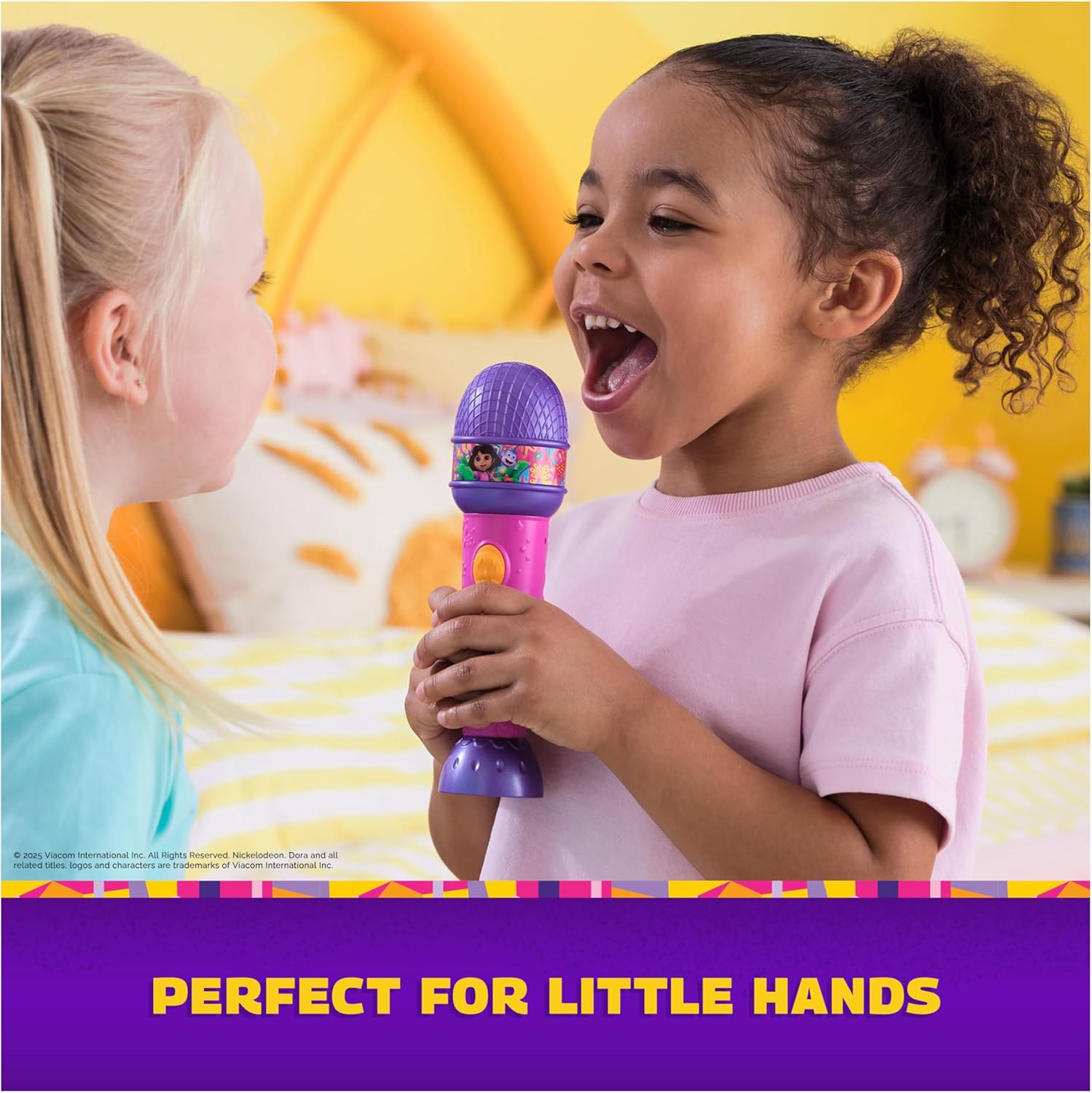 DORA, Rainforest Rhythms Microphone with Music, Sound Fx and Bilingual Phrases, Kids Toys for Girls and Boys Ages 3 and Up