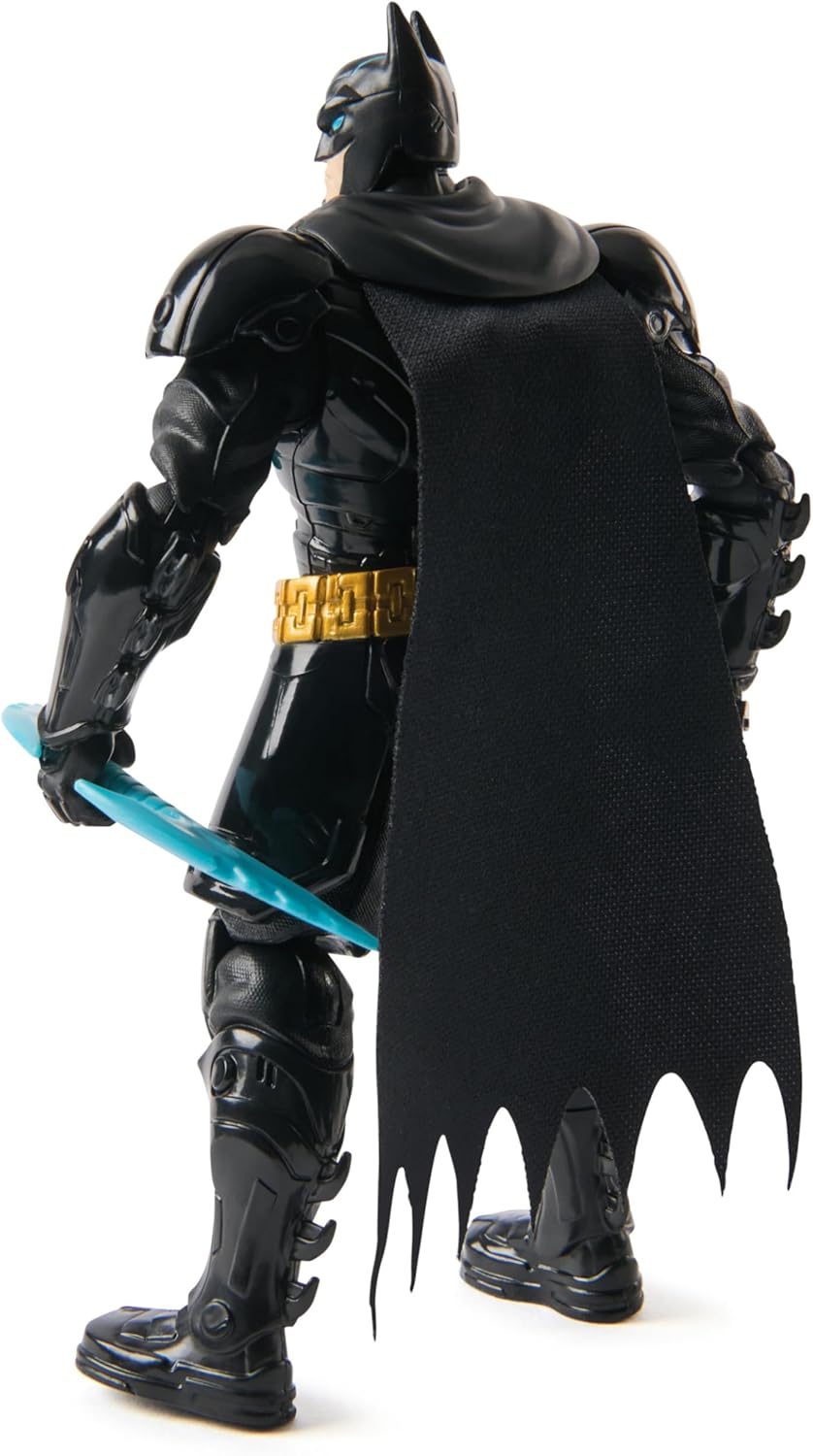 DC Comics, Batman Ninja Strike 15cm Batman Action Figure with Pop-Out Ninja Accessories, Super Hero Kids Toys for Boys and Girls Ages 3 and Up