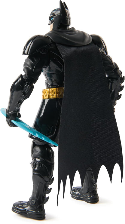 DC Comics, Batman Ninja Strike 15cm Batman Action Figure with Pop-Out Ninja Accessories, Super Hero Kids Toys for Boys and Girls Ages 3 and Up