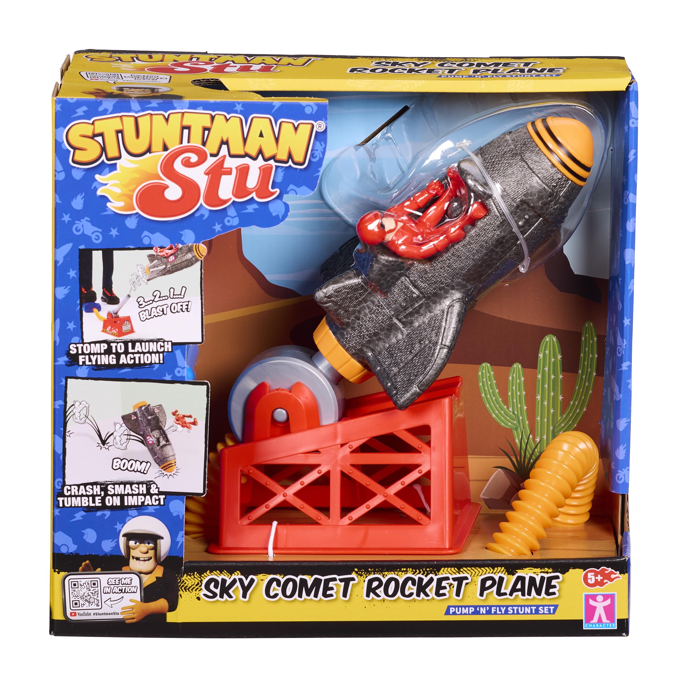 Stuntman Stu Sky Comet Rocket Plane