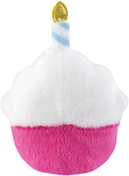 Aurora, 61637, Palm Pals Sparkle Birthday Cupcake 5in, Soft Toy, Pink & White