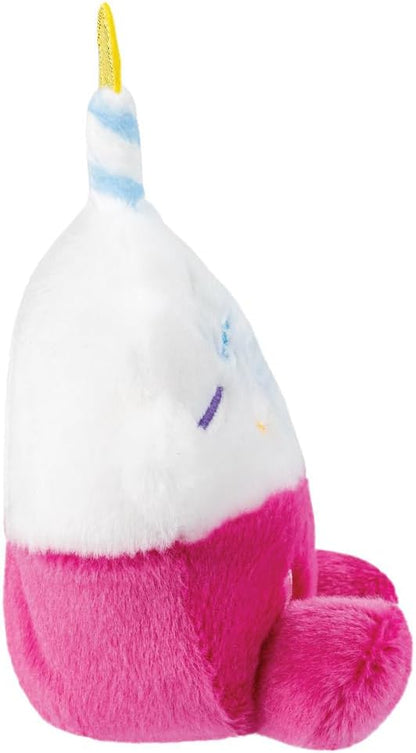 Aurora, 61637, Palm Pals Sparkle Birthday Cupcake 5in, Soft Toy, Pink & White