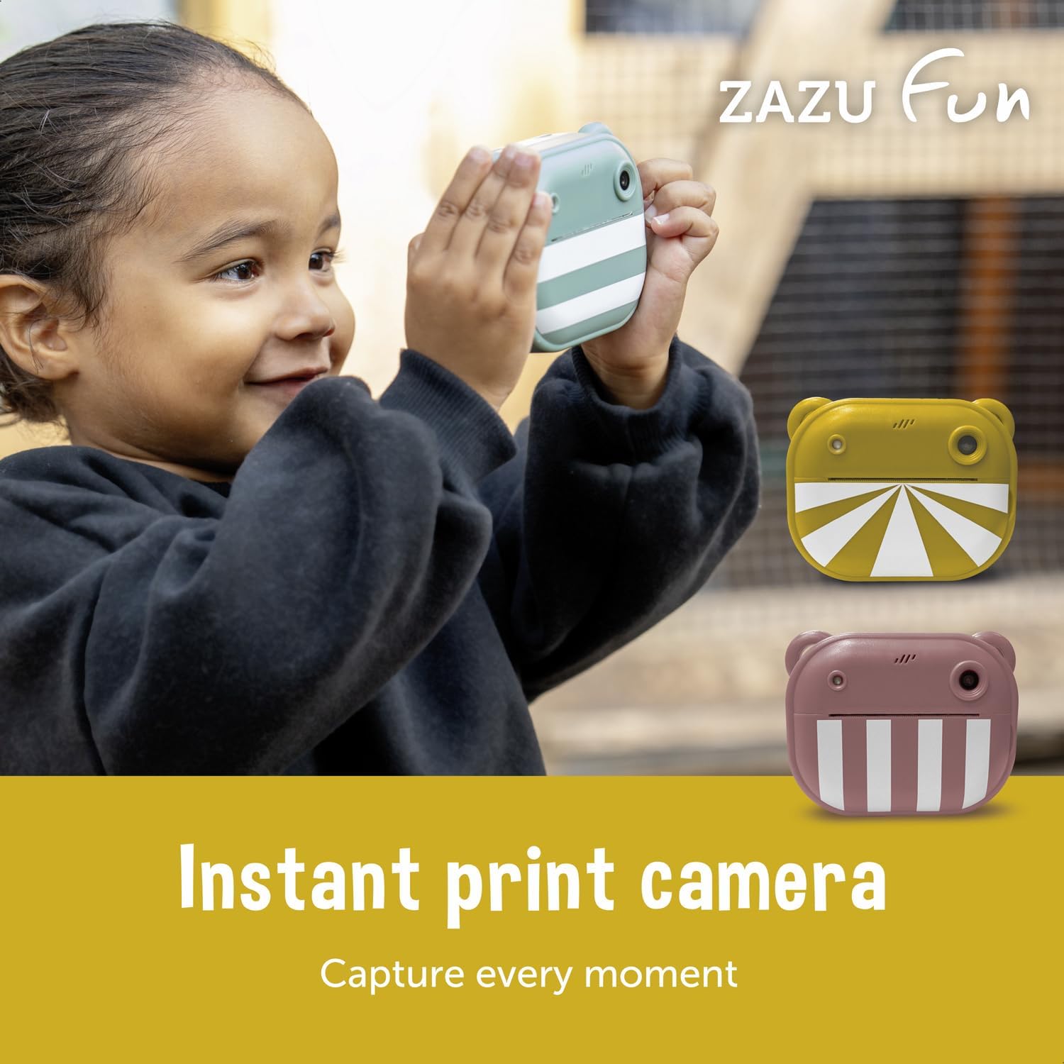 Zazu - Kids Instant Camera Printer GREEN