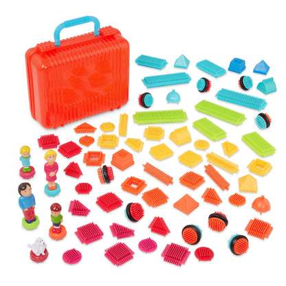 Bristle Blocks : Grote Waarde Container Van Blokken, 85 Stuks, Vanaf 2 Jaar