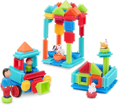 Bristle Blocks : Grote Waarde Container Van Blokken, 85 Stuks, Vanaf 2 Jaar