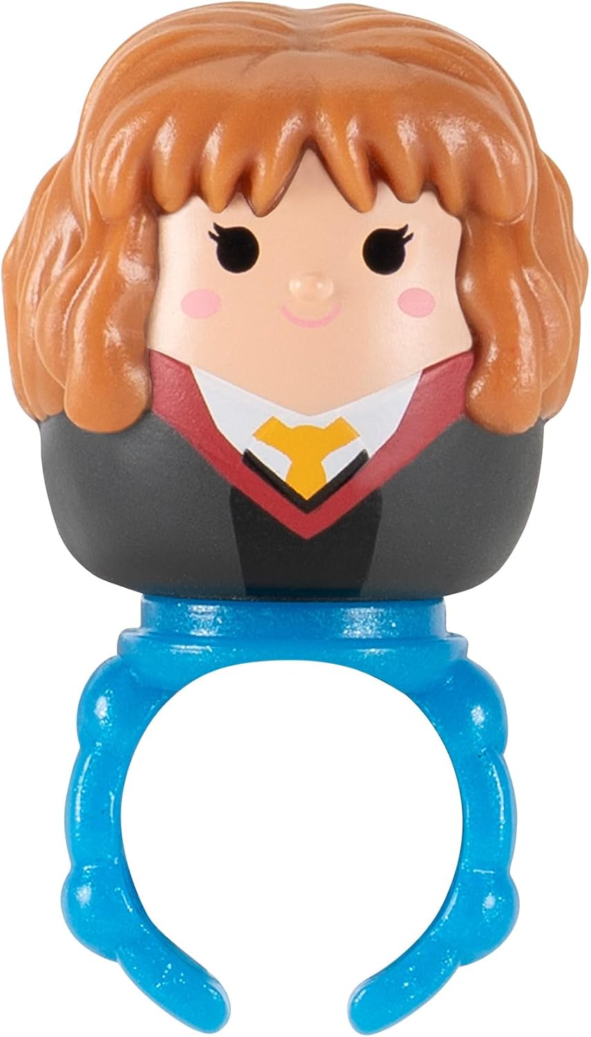 Squish-a-longs “Harry Potter” Mini-Squish + Accessory 6-Pack - 6 “Harry Potter” Mini-Squish—Hermione Granger, Chocolate Frog, Mandrake, accessories and more
