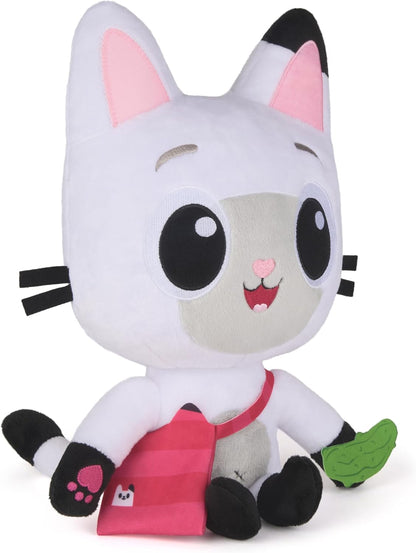 Gabby's Dollhouse: The Movie, Meow-mazing Interactive Pandy Paws Plush Toy with 3 Accessories and Removable Bag, Kids Toys for Girls and Boys Ages 3 and Up