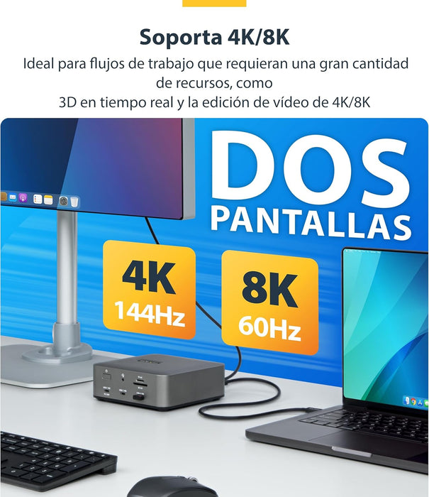 Certified Thunderbolt 5 Cable 80Gbps/120Gbps/8K 60Hz/240W Pd