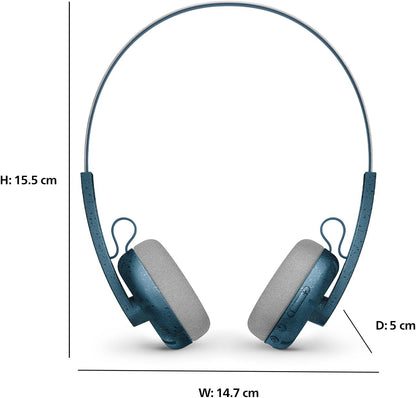 Philips CENTURY 2000 Series Wireless On-Ear Headphones TAH2000TL/00 “The Ringo” | Retro Bluetooth 5.4 Headphones with 26h Play Time, Multipoint, Mic, On-Ear Controls & Spare Cushions