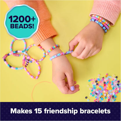 Cool MAKER, Stack’d Heishi Studio Bracelet Making Kit with Easy Beading Pen & over 1200 Beads for Bracelets, Makes 15, Arts and Crafts Kids Toys for Girls Ages 7 and up