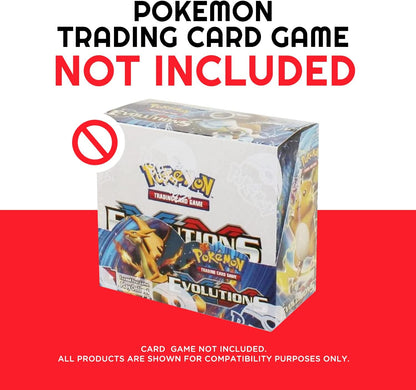 EVORETRO Acrylic Display Case Protector for Pokemon Booster Box - 1-Pack with Sliding Lid, Anti-UV Acrylic Case Protector Stackable. Keep Your Collection in Mint Condition.