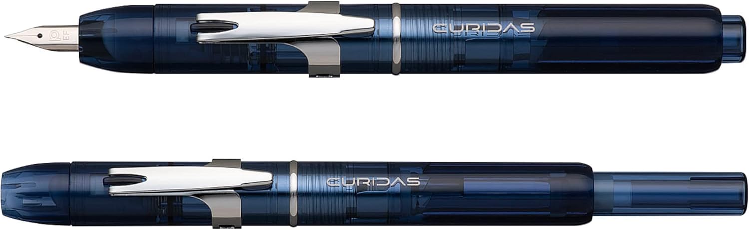 PLATINUM Curidas PKN7000-50F Fountain Pen/F Fine/Retractable/Blue/Handmade/with Gift Box/Fountain Pen