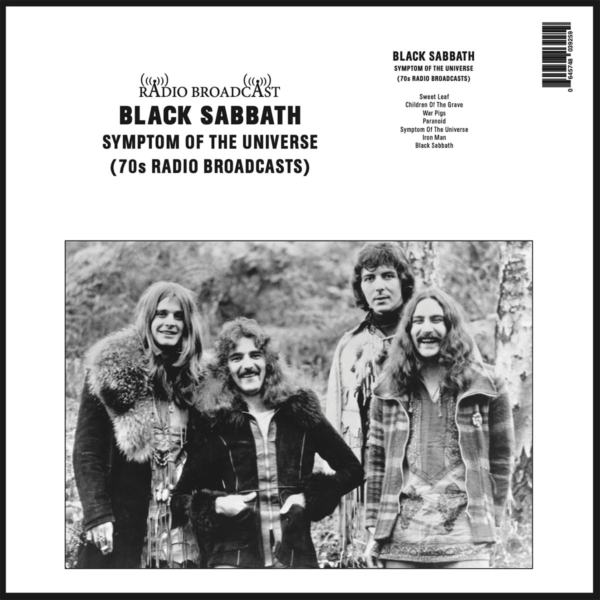 Black Sabbath - Symptom Of The Universe: 70s Radio Broadcasts - Vinyl LP