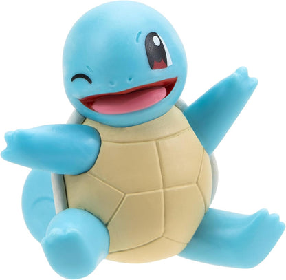 Jazwares - Pokemon Environment Figuren Set - Poliwag & Squirtle