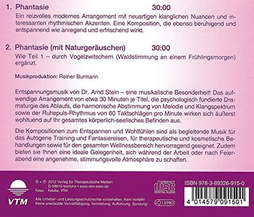 Arnd Stein - Phantasie (Musik Zum Entspannen Und Wohlfuhlen)