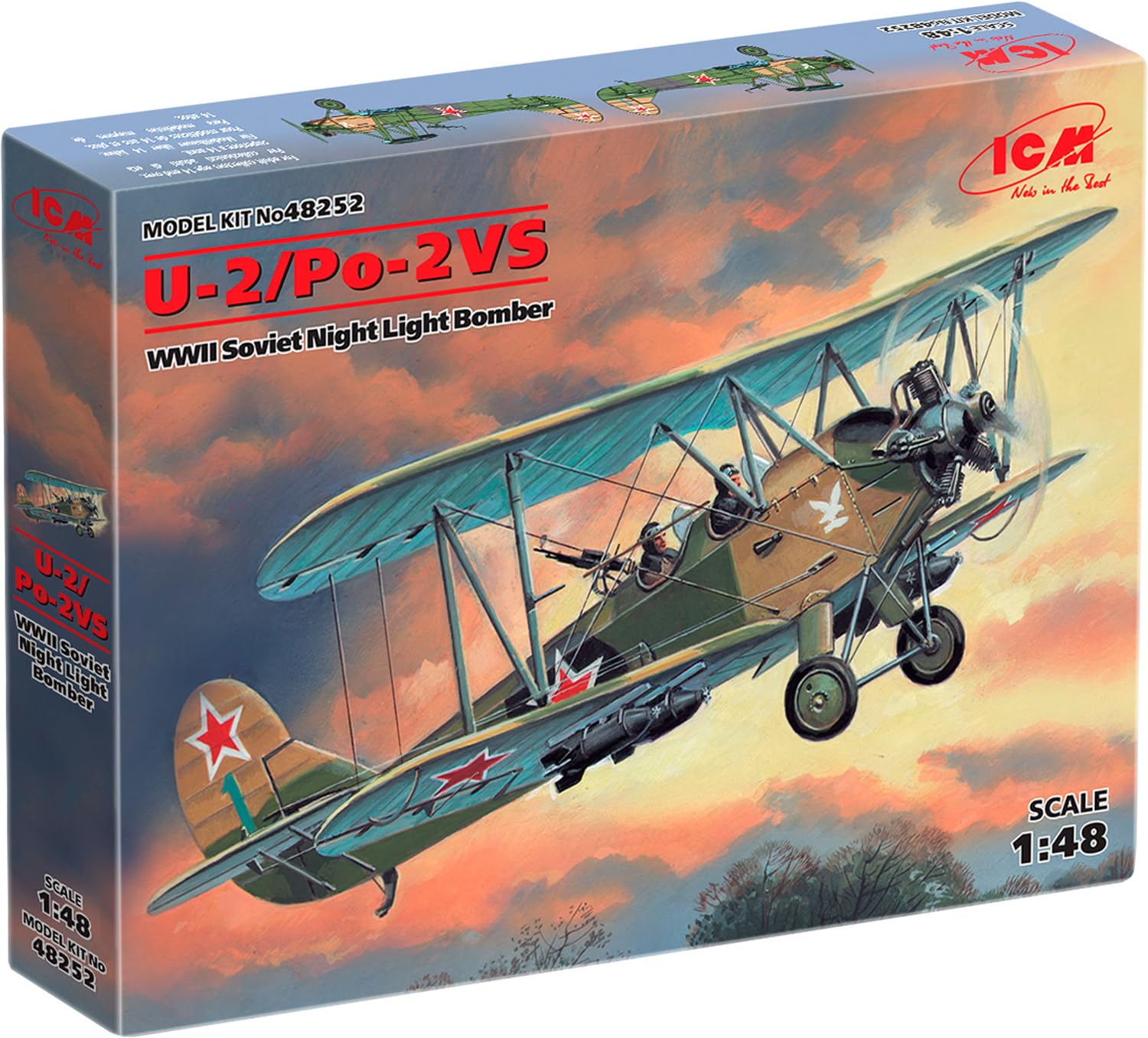ICM 1:48 - U-2/Po-2VS, WWII Soviet Bomber