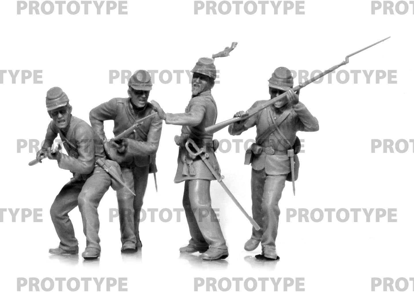 American Civil War Union Infantry (Set #2) 4 Figures