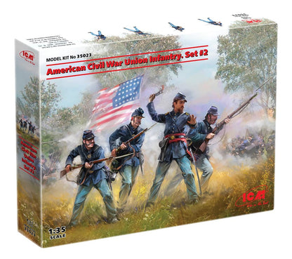American Civil War Union Infantry (Set #2) 4 Figures