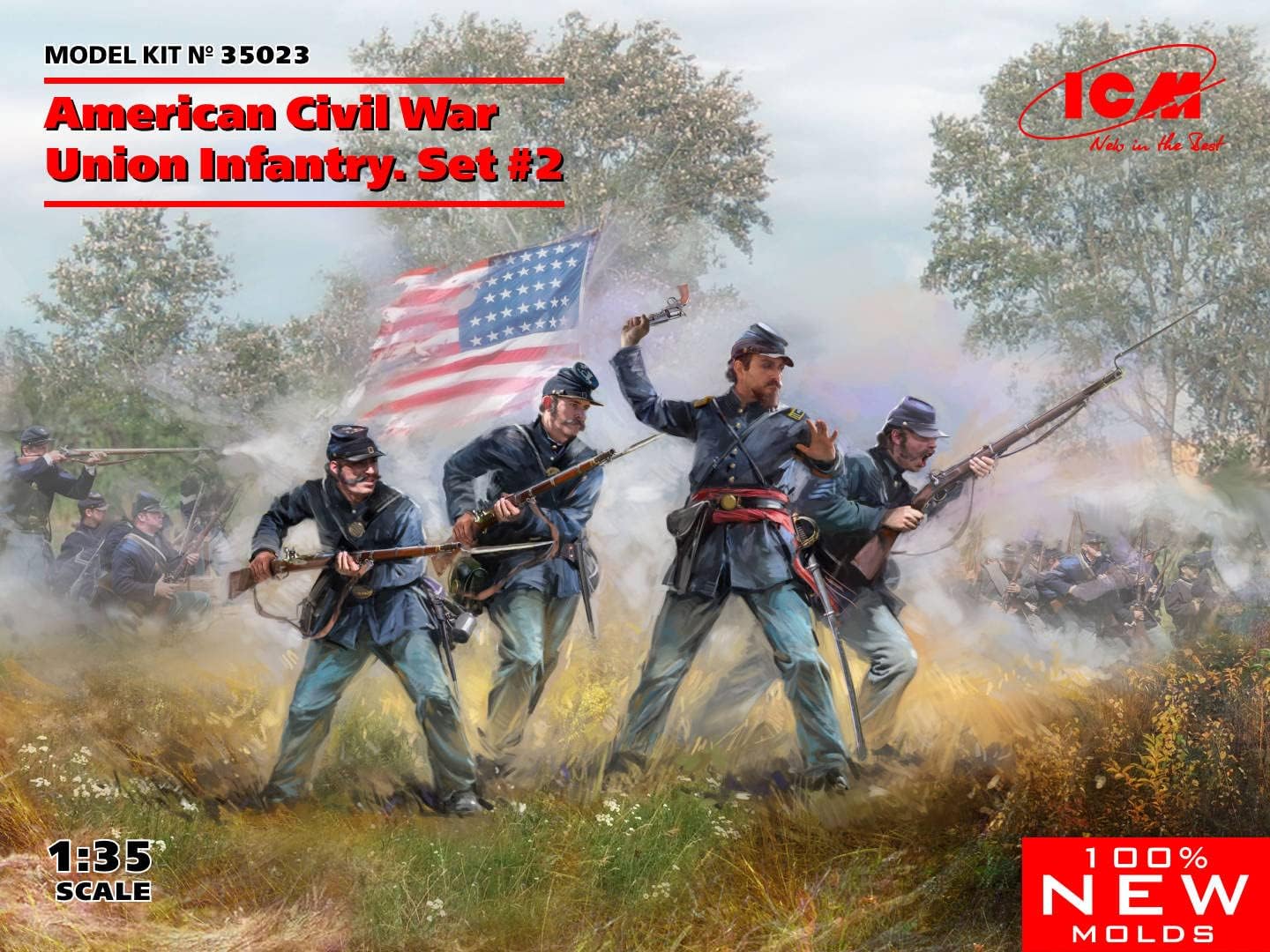 American Civil War Union Infantry (Set #2) 4 Figures