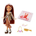 Bratz Stylin' Yasmin - Fashion Doll with Customisable T-Shirt for You, Comes with Accessories, Cute Toys for Girls, Brown