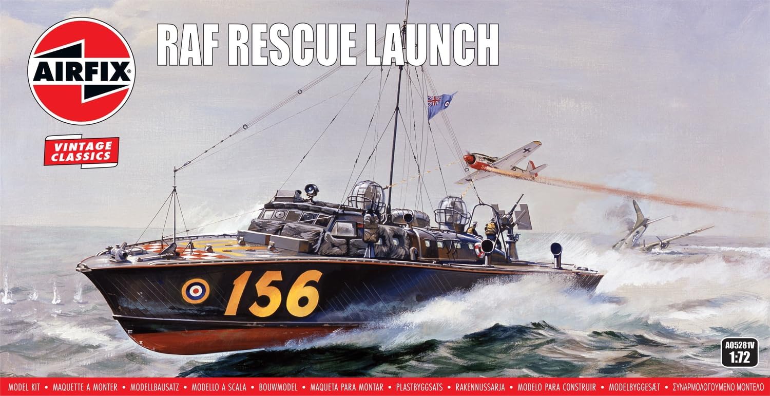 Airfix - 1/72 RAF Rescue Launch - Plastic Modelbouw - Schaal: 1:72