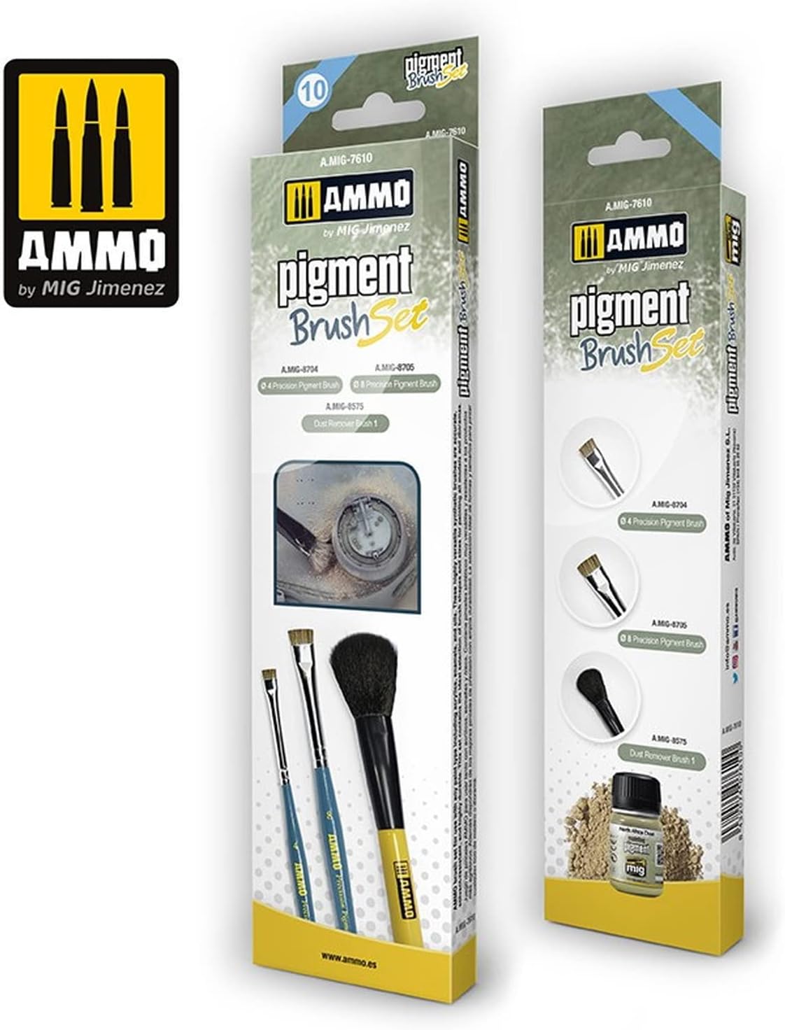 Set pigmentpenselen