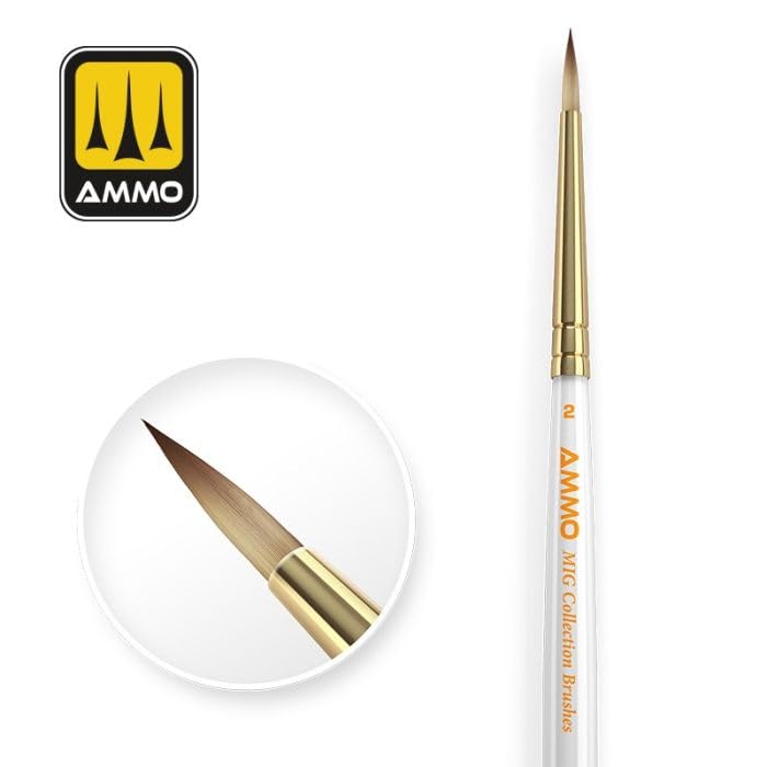 Ammo Mig Jimenez - Ammo Mig Collection Brushes Conical ?ƒ2