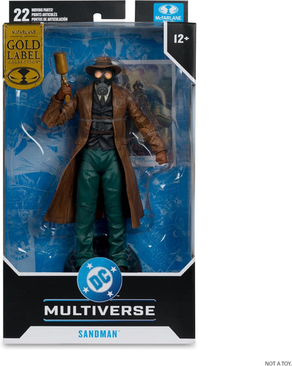 McFarlane DC Multiverse Action Figure Sandman (Wesley Dodds: The Sandman) (Gold Label) 15 cm