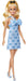 Barbie Fashionistas Doll #237 with Wavy Blonde Ponytail Wearing Blue Bow Halter Dress, Black Hair Bow Accessory and Matching Blue Heels