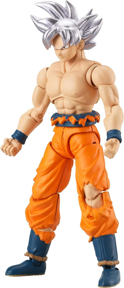 BANDAI Dragon Ball Evolve Ultra Instinct Goku Action Figure - 12.5cm Dragon Ball Super Anime Toy Collectible Action Figure - Anime Gifts for Fans
