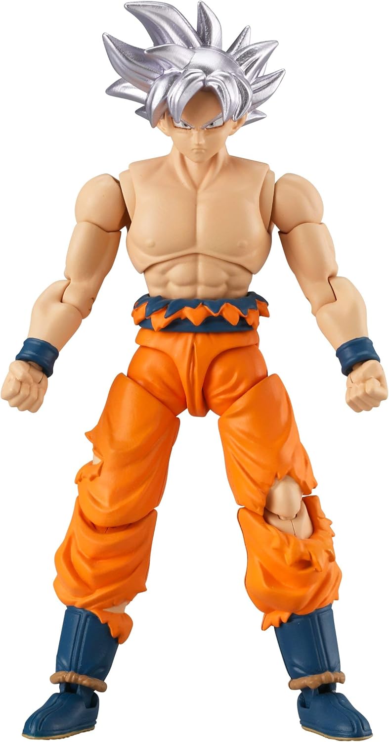 BANDAI Dragon Ball Evolve Ultra Instinct Goku Action Figure - 12.5cm Dragon Ball Super Anime Toy Collectible Action Figure - Anime Gifts for Fans