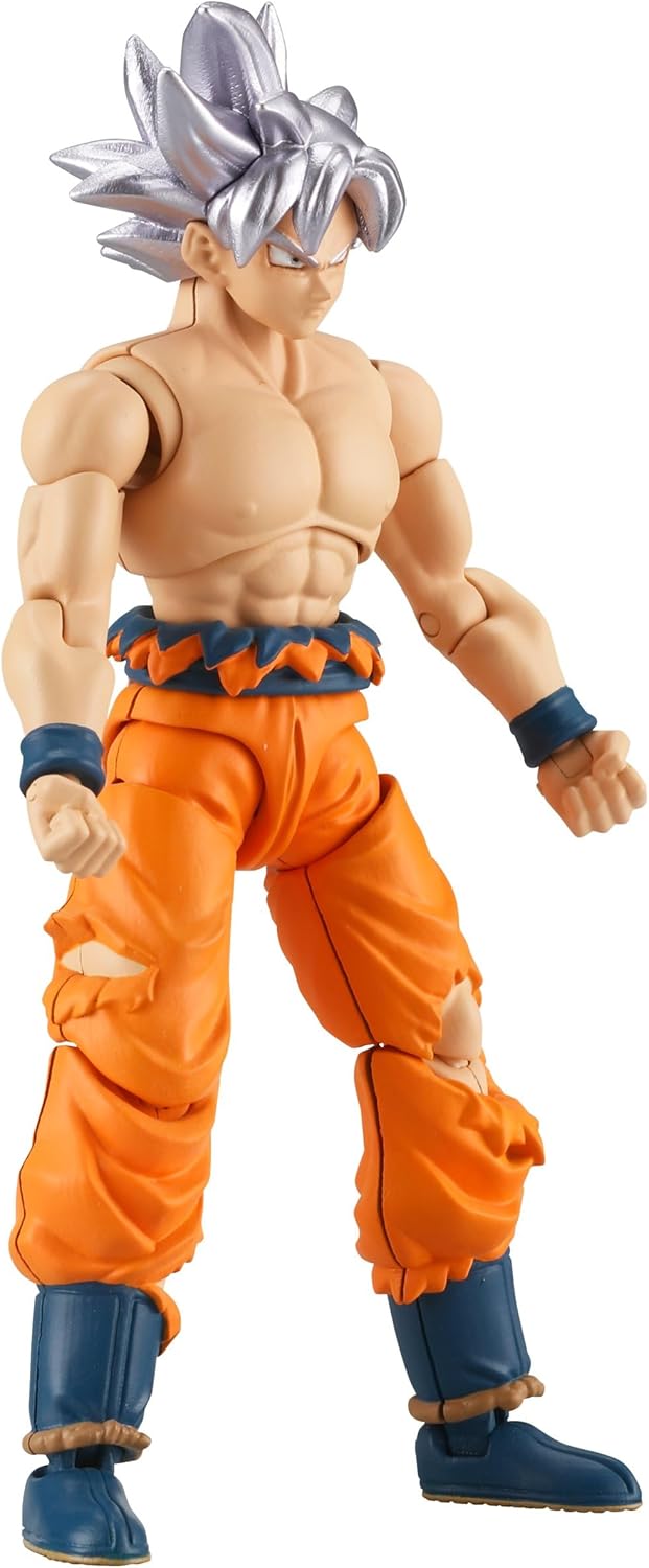 BANDAI Dragon Ball Evolve Ultra Instinct Goku Action Figure - 12.5cm Dragon Ball Super Anime Toy Collectible Action Figure - Anime Gifts for Fans