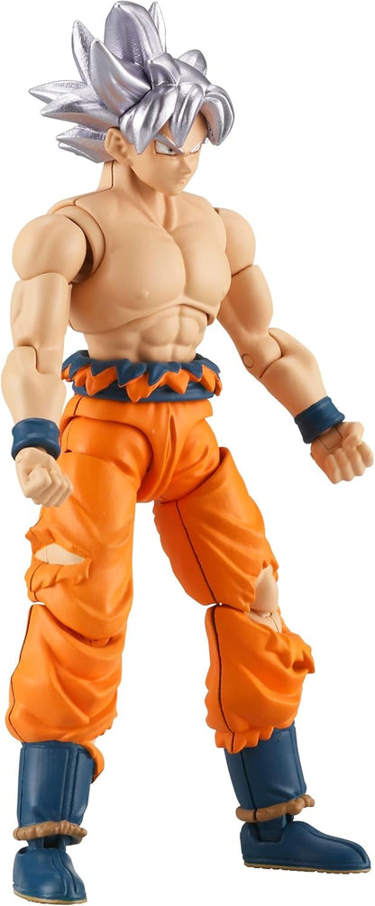 BANDAI Dragon Ball Evolve Ultra Instinct Goku Action Figure - 12.5cm Dragon Ball Super Anime Toy Collectible Action Figure - Anime Gifts for Fans