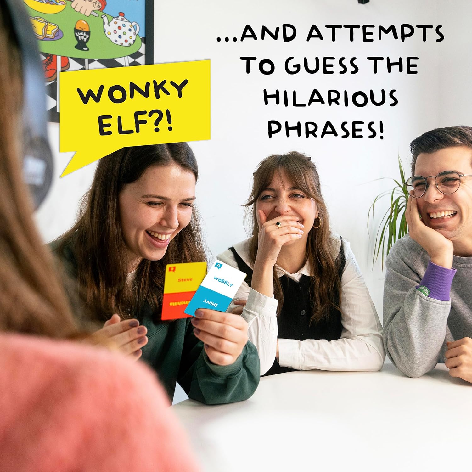 Lucky Egg Sorry What - Lip Reading Friends Party Game Based On The Headphone Challenge TikTok Trend - 2+ Players 40,000 Funny Word Phrase Combinations Card Game for Friends (Family Edition