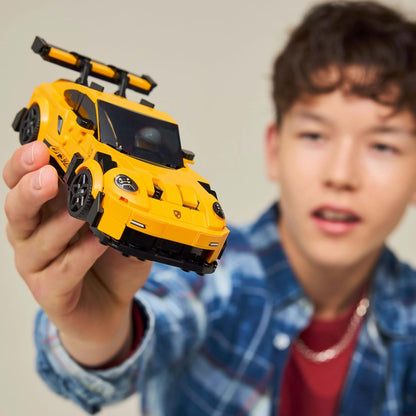 LEGO Speed Champions Porsche 911 GT3 RS Super Car Toy - Car Model Kit with a Driver Minifigure - Birthday Gift for 9+ Year Old Boys - 77239