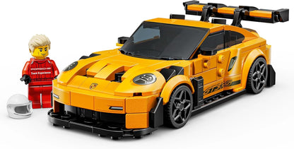 LEGO Speed Champions Porsche 911 GT3 RS Super Car Toy - Car Model Kit with a Driver Minifigure - Birthday Gift for 9+ Year Old Boys - 77239