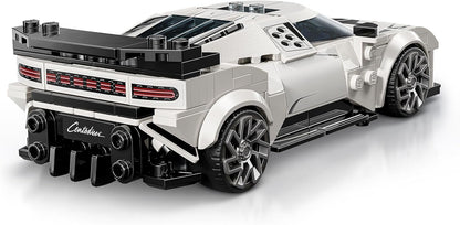 LEGO Speed Champions Bugatti Centodieci Hyper Sports Car Toy - Car Model Kit with a Driver Minifigure - Birthday Gift for 9+ Year Old Boys - 77240