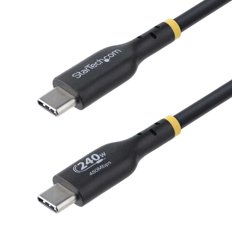 Startech.Com 6Ft Usb-C Charging Cable, Usb-If Certified Usb C Cable, 240W Pd Epr, Usb 2.0 Type-C Laptop Charger Cord, Tp