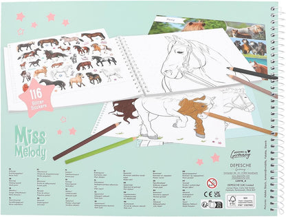 Miss Melody - Horse Colouring Book (412978)