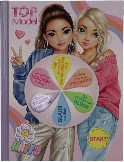 Depesche 13352 TOPModel Colouring Book with Light and Sounds Creative Book with 96 Pre-Printed Pages for Drawing and Design