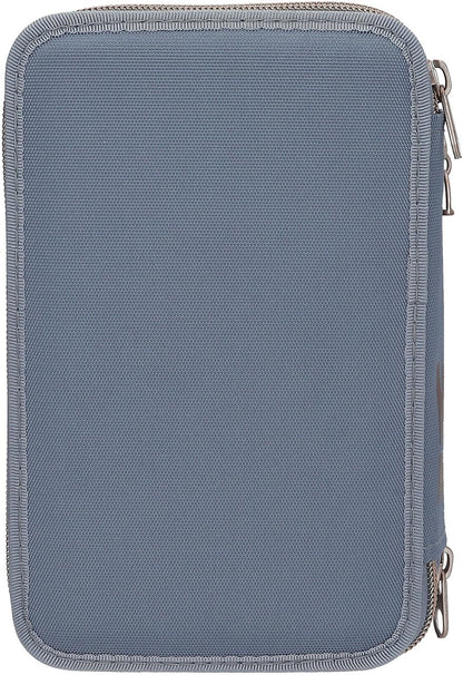 Miss Melody - Triple Pencil Case With 3D Effect - Smoky Blue