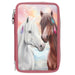 Miss Melody - Triple Pencil Case Led - Rust-Colored