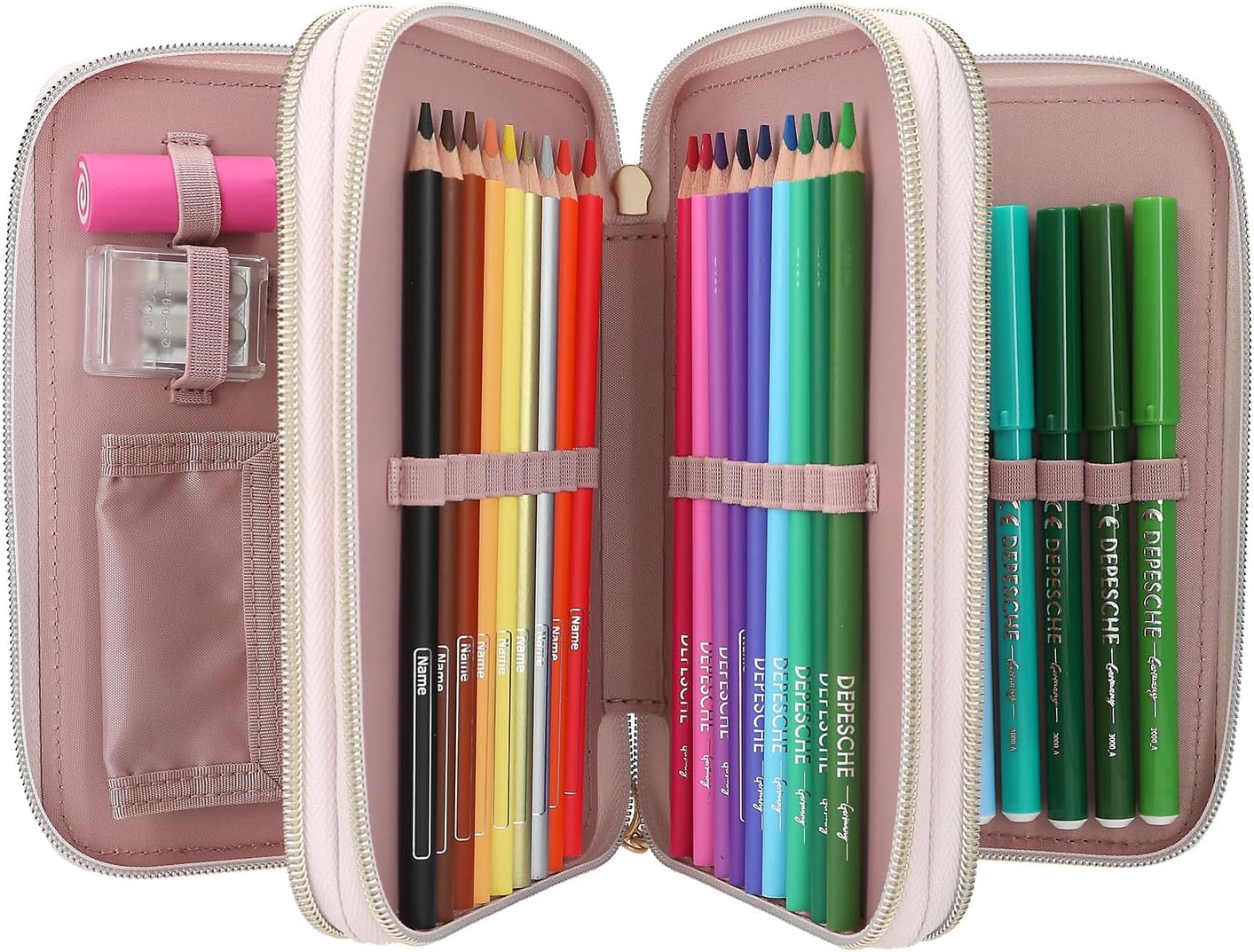 Topmodel - Topmodel Triple Pencil Case - Summer Feeling