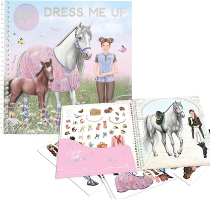 Depesche 13743 Miss Melody Horse and Rider Dress Me Up Stickerbook