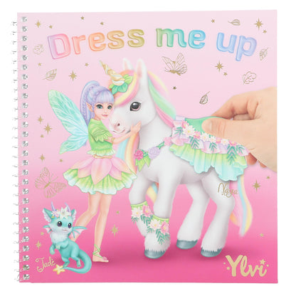 Ylvi 413749 24 Page Dress Me Up Sticker Book with 11 Sticker Sheets