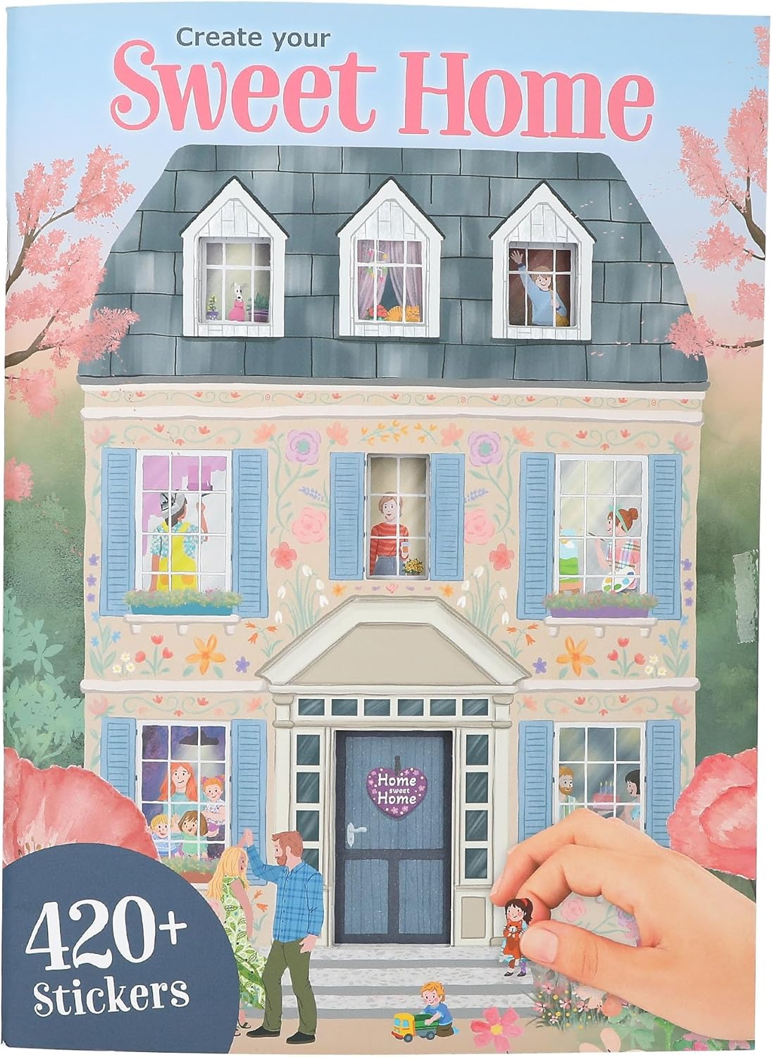 Depesche 13806 Create Your Sweet Home Sticker Book