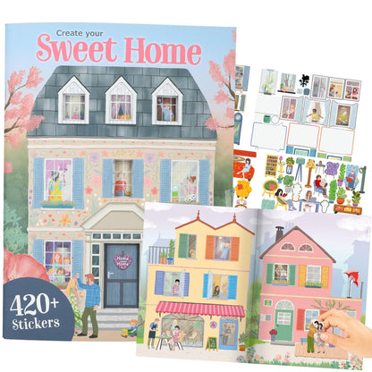 Depesche 13806 Create Your Sweet Home Sticker Book